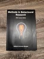 Methods in Behavioural Research, Ophalen of Verzenden, Beta, Gelezen, WO