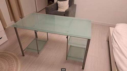 Mooi melkglazen bureau, Huis en Inrichting, Bureaus, Gebruikt, Bureau, Ophalen