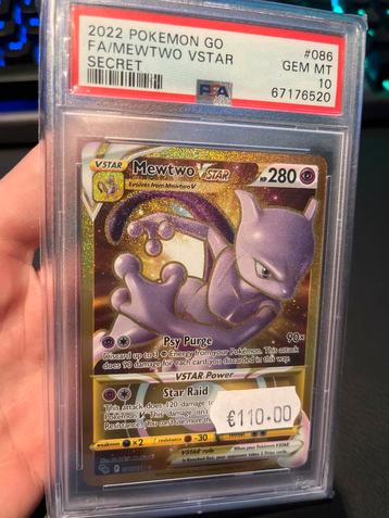Mewtwo VSTAR Gold - Pokemon GO - PSA 10 beschikbaar voor biedingen