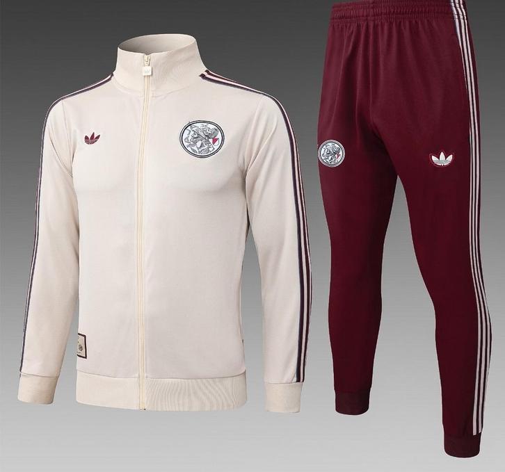 Ajax trainingspakken, Kleding | Heren, Sportkleding, Zo goed als nieuw, Voetbal, Overige maten, Blauw, Ophalen of Verzenden