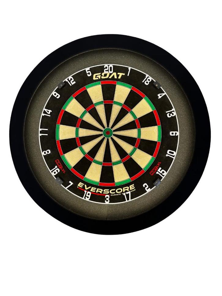 Basic dartbord verlichting Zwart nieuw, Sport en Fitness, Darts, Nieuw, Dartbord, Elektronisch, Ophalen of Verzenden