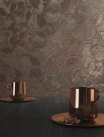 Luxe behang Zambaiti Parati Italian Wall Couture Fuksas, Ophalen of Verzenden, Minder dan 10 m², Bruin, Italiaans design