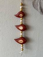 Handgemaakte houtgesneden vogel slinger hanger kerst deco, Ophalen of Verzenden, Nieuw