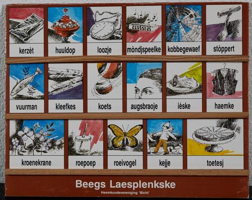 Leesplank  Leesplankje Dialect leesplankjes Aap Noot Mies, Antiek en Kunst, Antiek | Schoolplaten, Overige thema's, Ophalen