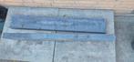 2 kantbandjes opsluitbandjes grijs / zwart 100x6cm GRATIS, Ophalen, Nieuw, 10 m² of meer, Beton