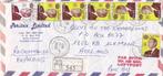 Marokko. Aangetekend / EXPRESS poststuk met 1057 (6x). 1264, Envelop, Verzenden
