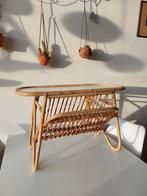 Vintage plantentafeltje/bijzettafel/tijdschriftenrek, Huis en Inrichting, Woonaccessoires | Krantenbakken en Lectuurbakken, Ophalen