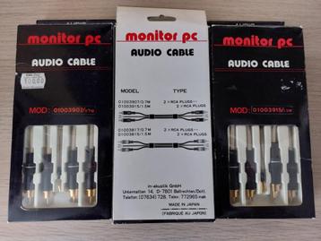 MONITOR-PC / IN-AKUSTIK verzilverde interlinks. (NOS) beschikbaar voor biedingen