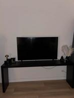 Malm bedtafel, Ophalen, 50 tot 100 cm, Zo goed als nieuw, Minder dan 100 cm