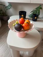 Retro Vintage Fruitschaal, Gebruikt, Porselein of Keramiek, Schaal, Rond