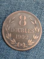 Guernsey 8 Doubles 1902 Edward VII, Postzegels en Munten, Verzenden, Overige landen, Losse munt