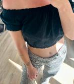 H&M top off shoulder, Maat 38/40 (M), H&M, Verzenden, Zwart