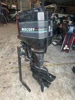 90 pk mercury 2-takt autolube, Ophalen, Gebruikt, Elektrische start, 30 pk of meer