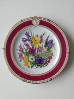 Herdenkingsbord bloemtafereel Koningin Juliana, Antiek en Kunst, Curiosa en Brocante, Ophalen of Verzenden