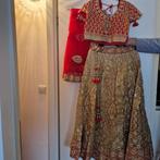 Indiase trouwkleding, Kleding | Dames, Trouwkleding en Trouwaccessoires, Ophalen of Verzenden, Zo goed als nieuw, Rood