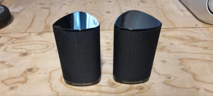 2x Harman Kardon SAT-TS7 Speakers, Audio, Tv en Foto, Luidsprekers, Zo goed als nieuw, Front, Rear of Stereo speakers, Minder dan 60 watt