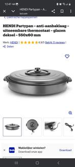 Grote  party pan, Ophalen, Zo goed als nieuw, Rvs