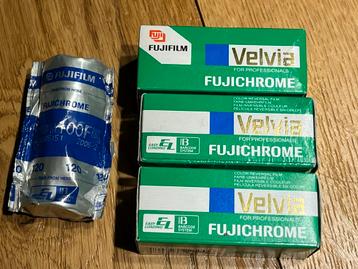 120 rolfilm van 2002-2005 3xVelvia en 1xProvia  beschikbaar voor biedingen