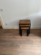 Bijzettafel set van 3, Minder dan 55 cm, Zo goed als nieuw, Hout, Ophalen