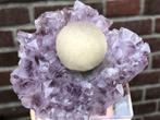 Botryoidal Fluoriet met Amethyst, Ophalen of Verzenden