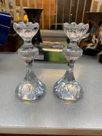 Kandelaar twee schitterende kristallen kandelaars, Antiek en Kunst, Antiek | Glas en Kristal, Ophalen of Verzenden