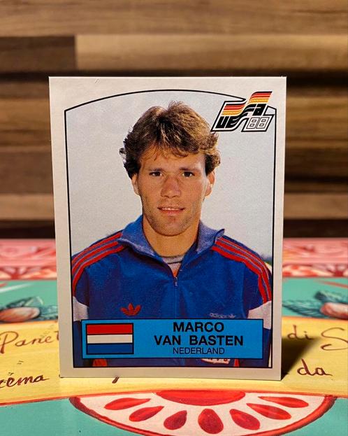 Panini Euro'88 update !EK1988 # 230 Marco van Basten mint, Verzamelen, Sportartikelen en Voetbal, Nieuw, Poster, Plaatje of Sticker