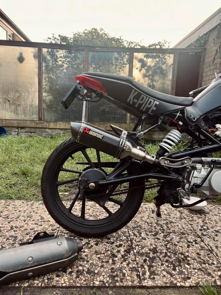 Kymco k-pipe  125cc 11pk met dik geluid, Fietsen en Brommers, Scooters | Kymco, Zo goed als nieuw, Overige modellen, Maximaal 45 km/u