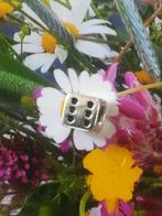 Pandora dobbelsteentje., 1 bedel, Ophalen of Verzenden, Zo goed als nieuw, Zilver