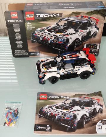 Lego Technic 42109 Top Gear Rally Car (100% compleet!!) beschikbaar voor biedingen