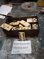 Antiek Domino Spel - Mogelijk Ivoor, Antiek en Kunst, Antiek | Speelgoed, Ophalen