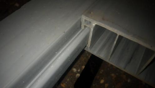 Kunststof planken, Doe-het-zelf en Verbouw, Hout en Planken, Gebruikt, Plank, Overige houtsoorten, 250 tot 300 cm, 25 tot 50 mm