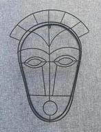 Wanddecoratie (tuin), metaal, zwart, ZGAN, Ophalen of Verzenden, Zo goed als nieuw