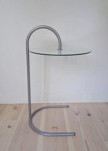 Vintage Ry bijzettafeltje Ikea, jaren 80 - metaal/ glas beschikbaar voor biedingen