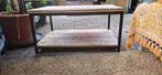 Industrieel salontafel 90x60x45, Ophalen, 100 tot 150 cm, 50 tot 100 cm, Zo goed als nieuw