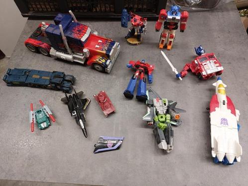 Transformers g1 oud en nieuw - vintage en modern optimus, Verzamelen, Transformers, Gebruikt, Overige generaties, Ophalen of Verzenden