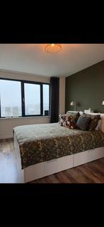 BRIMNES bedframe 160x200 €75, Huis en Inrichting, Slaapkamer | Bedden, Ophalen, Wit, Tweepersoons, Zo goed als nieuw