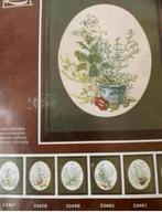 BORDUURPAKKET VINTAGE LANARTE KRUIDEN, Verzenden, Nieuw, Handborduren, Borduurpakket