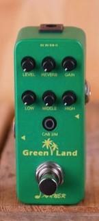 Donner Green Land 2 kanaals overdrive, amp&cab sim, reverb.., Muziek en Instrumenten, Effecten, Ophalen of Verzenden, Zo goed als nieuw