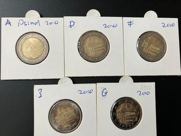 Set twee euromunten 2010 ( UNC ) Duitsland beschikbaar voor biedingen