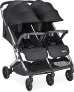 Joovy Kooper X2 Dubbele Buggy - Duo Buggy - Zwart - #182, Ophalen of Verzenden, Zo goed als nieuw, Overige merken, Verstelbare rugleuning