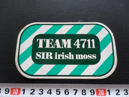 sticker TEAM 4711 sir irish moss, Verzamelen, Stickers, Zo goed als nieuw, Bedrijf of Vereniging, Ophalen