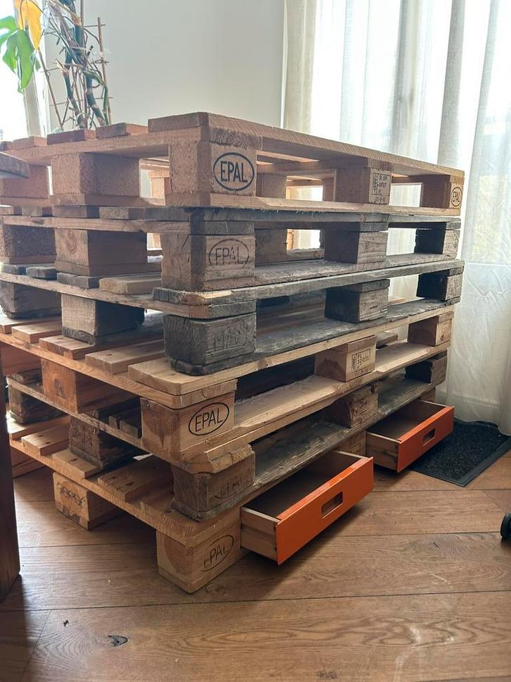 Wooden Pallets (Bed Frame, Garden or DIY), Doe-het-zelf en Verbouw, Hout en Planken, Zo goed als nieuw, Pallet, Overige houtsoorten