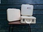 3 oude retro vintage reis koffers. Reistassen. Met sleutels., Sieraden, Tassen en Uiterlijk, Koffers, Ophalen of Verzenden, Zo goed als nieuw
