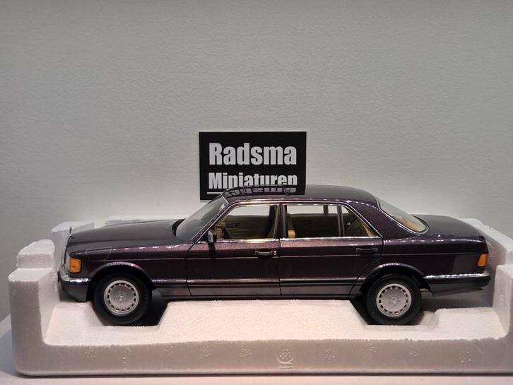 Mercedes-Benz 560 SEL - Bornit W126 - 1:18 Norev, Hobby en Vrije tijd, Modelauto's | 1:18, Nieuw, Auto, Norev, Ophalen of Verzenden