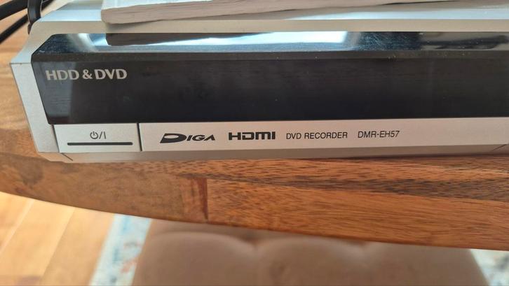 DVD Recorder - Panasonic DIGA DMR-EH57, Audio, Tv en Foto, Decoders en Harddiskrecorders, Gebruikt, Harddiskrecorder, Met dvd-recorder