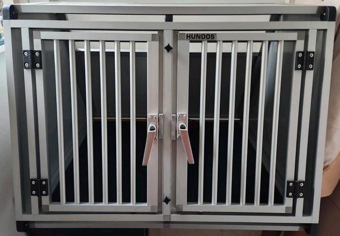 Autobench Hundos Twins maat M, Dieren en Toebehoren, Hondenhokken, Nieuw, Hondenhok, Minder dan 65 cm, 75 tot 110 cm, Ophalen