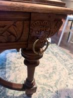 Antieke Eikenhouten Tafel met Leeuwenkoppen, Antiek en Kunst, Ophalen