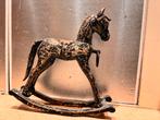 Houten Hobbelpaard Decoratie - 30x40cm, Antiek en Kunst, Curiosa en Brocante, Ophalen of Verzenden