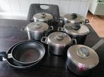 pannenset silvinox, Huis en Inrichting, Keuken | Potten en Pannen, Ophalen, Gebruikt, Rvs, Pannenset