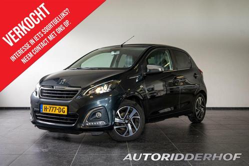 Zeer nette Peugeot 108 TOP! Open dak | Camera | Navi | Clima, Auto's, Peugeot, Particulier, ABS, Achteruitrijcamera, Airbags, Airconditioning